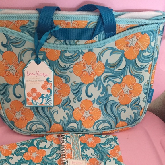 NEW Lilly Pulitzer Laptop tote bag 15 - Picture 2 of 7